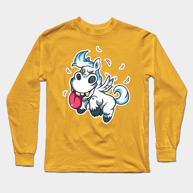 Pegasus Long Sleeve T-Shirt by mankeeboi